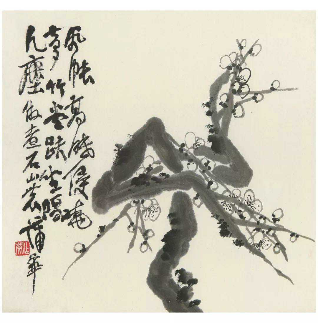 蒲华 梅兰竹菊。蒲华（1832—1911）字作英，亦作竹英、竹云，浙江嘉兴人。晚