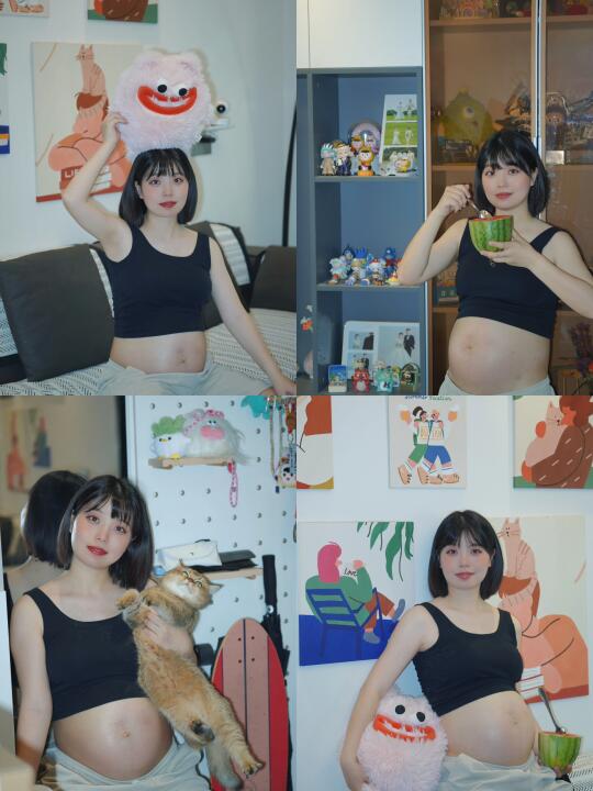 在家拍出超满意的居家风孕妇照