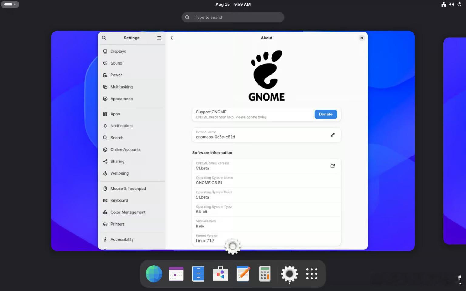 GNOME 51 Beta 版桌面环境现已发布，带来模糊效果调节支持、指纹管理界