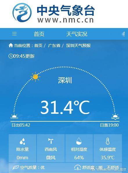 【南方闷热】从今晨的露水凝结温度看，江淮江南华南多地在24℃或更高，对应体感闷热
