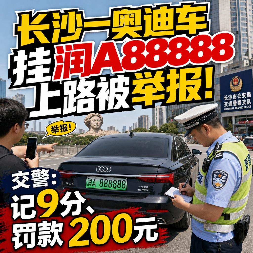 5个8的牌照，多霸气？
很多人觉得，挂个道具车牌、装饰牌就是图个好看，反正不是真