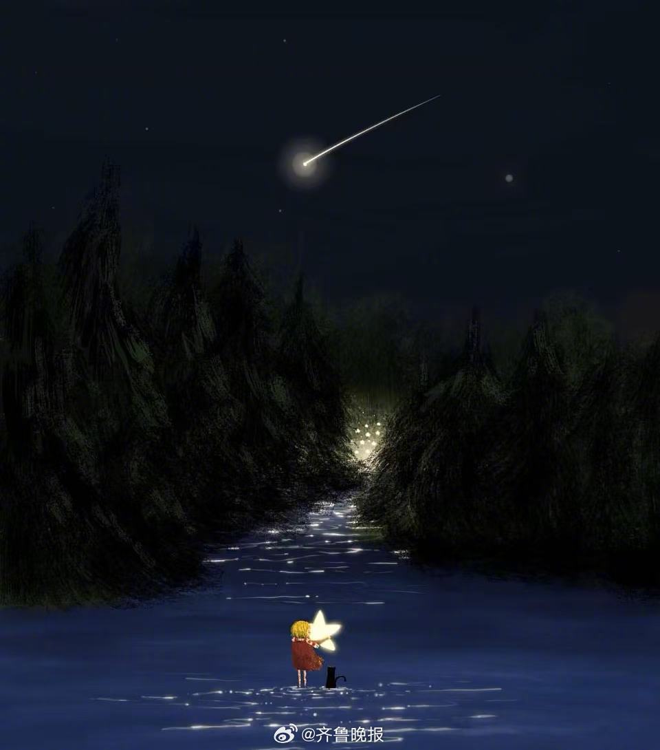 夜色柔软，愿你卸下疲惫，好梦安枕。#晚安# ​​​