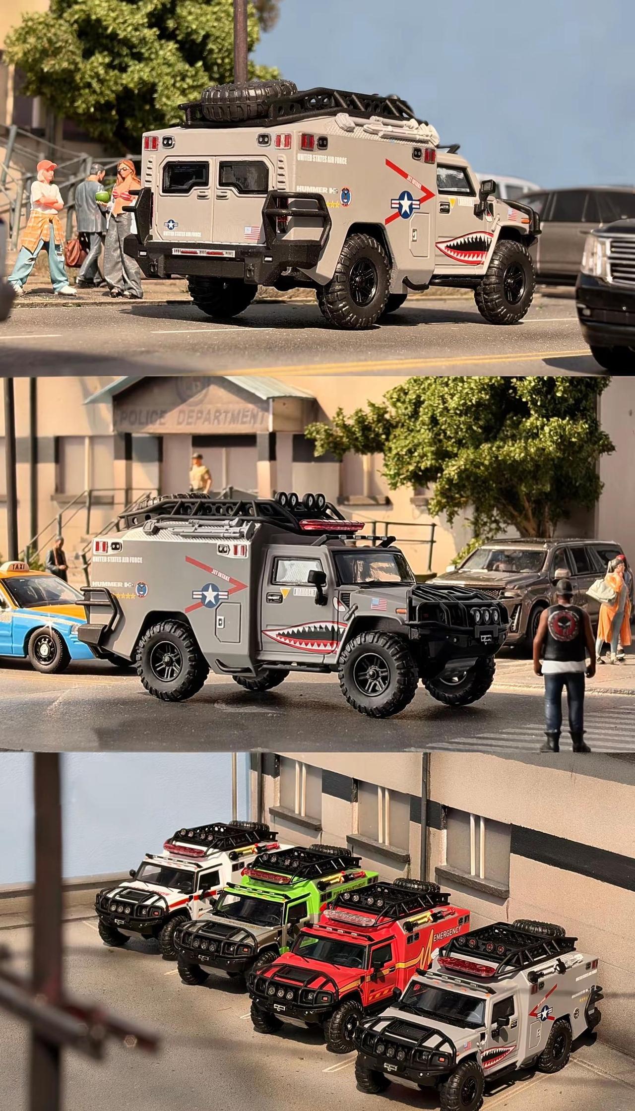 今天分享MK Miniatures即将在APAxpo佛山展会推出的悍马H2救护车