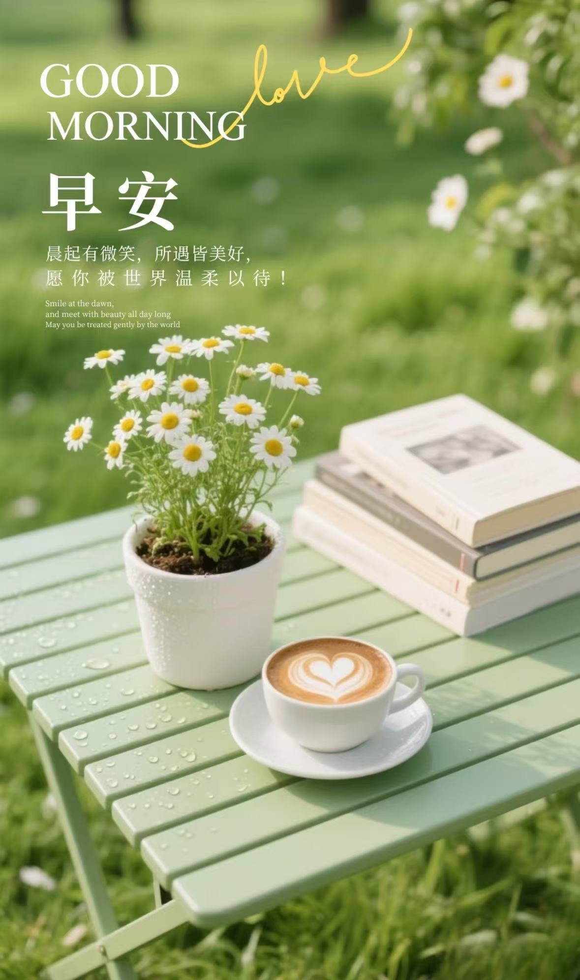 𝙈𝙤𝙧𝙣𝙞𝙣𝙜☀️今天的你！比昨天更接近梦想别让任何人偷走你的光芒