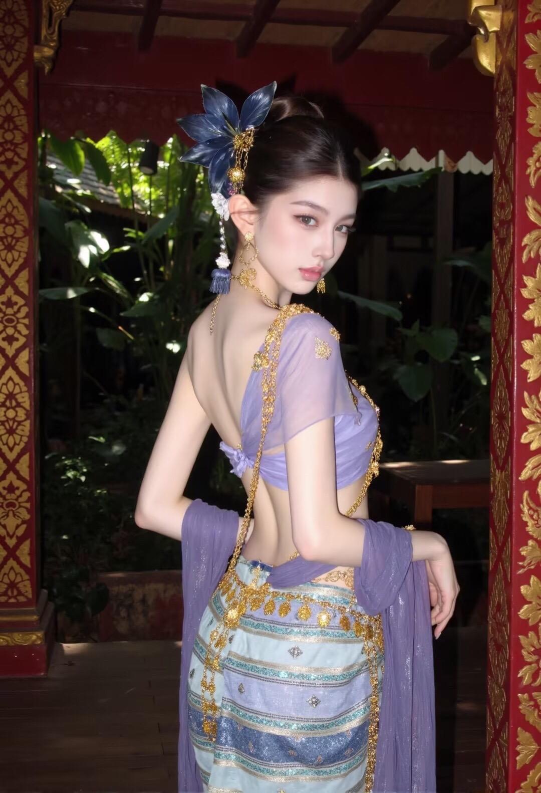 西双版纳写真傣族 傣装系列 AI写真