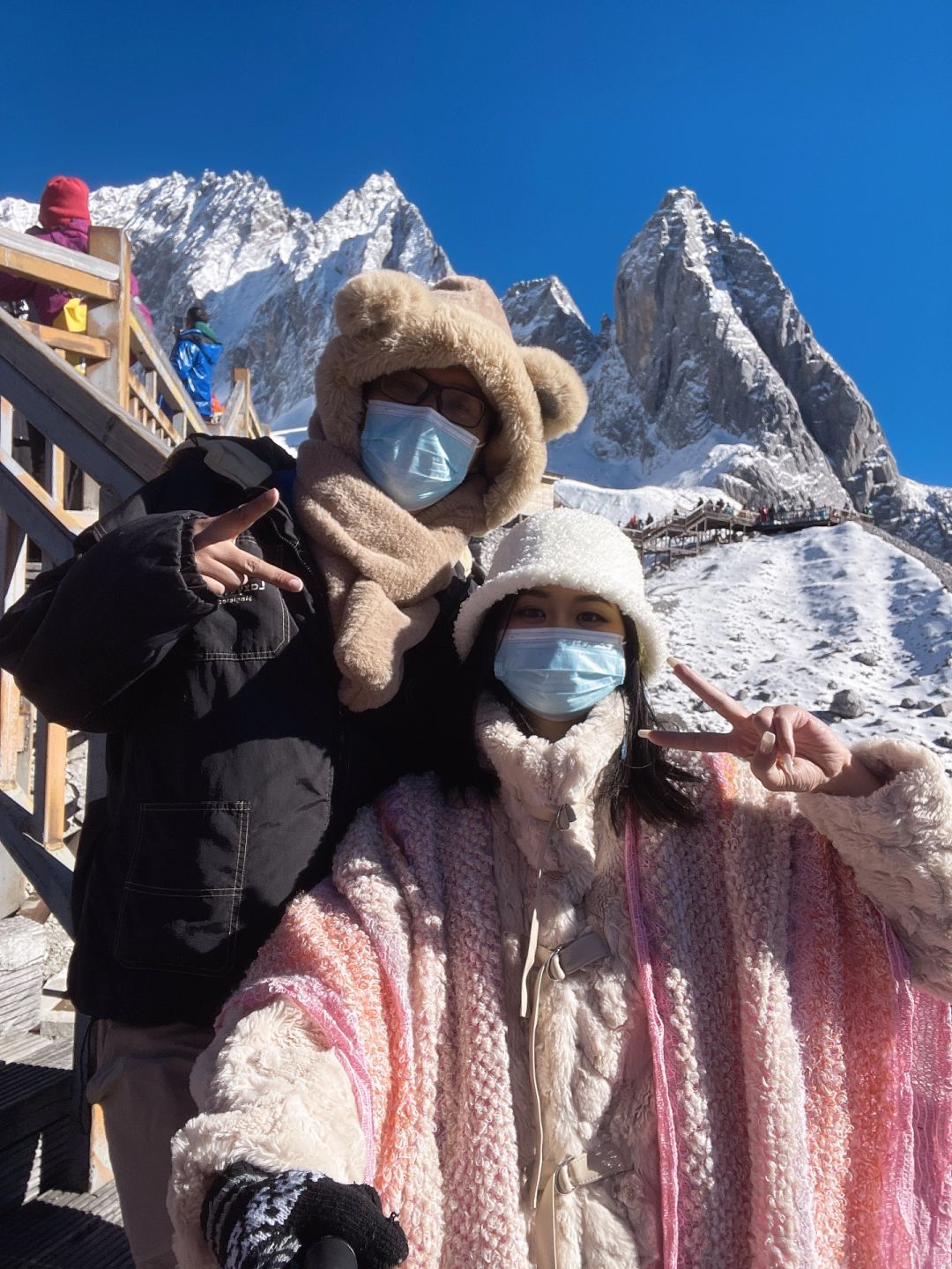 姐妹们，我来到玉龙雪山啦，尊滴很美调调调