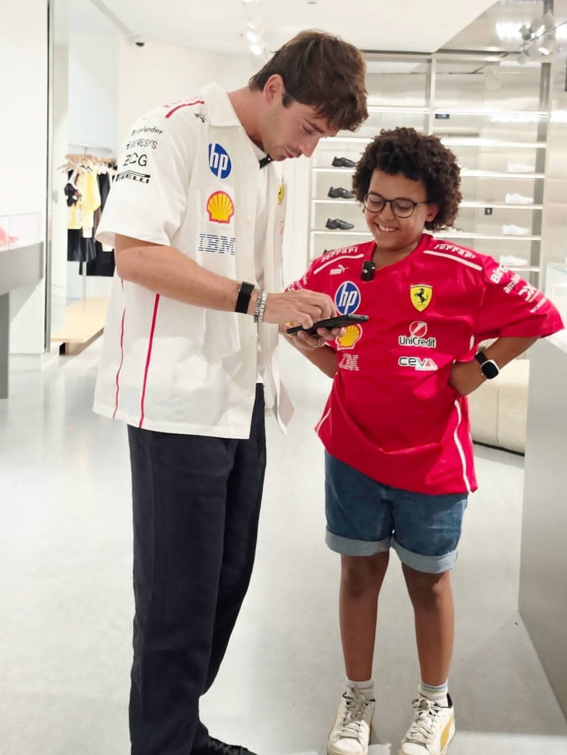 从5岁开始成为乐佛寺的小朋友今天见到了Charles~2026f1意大利大奖赛f