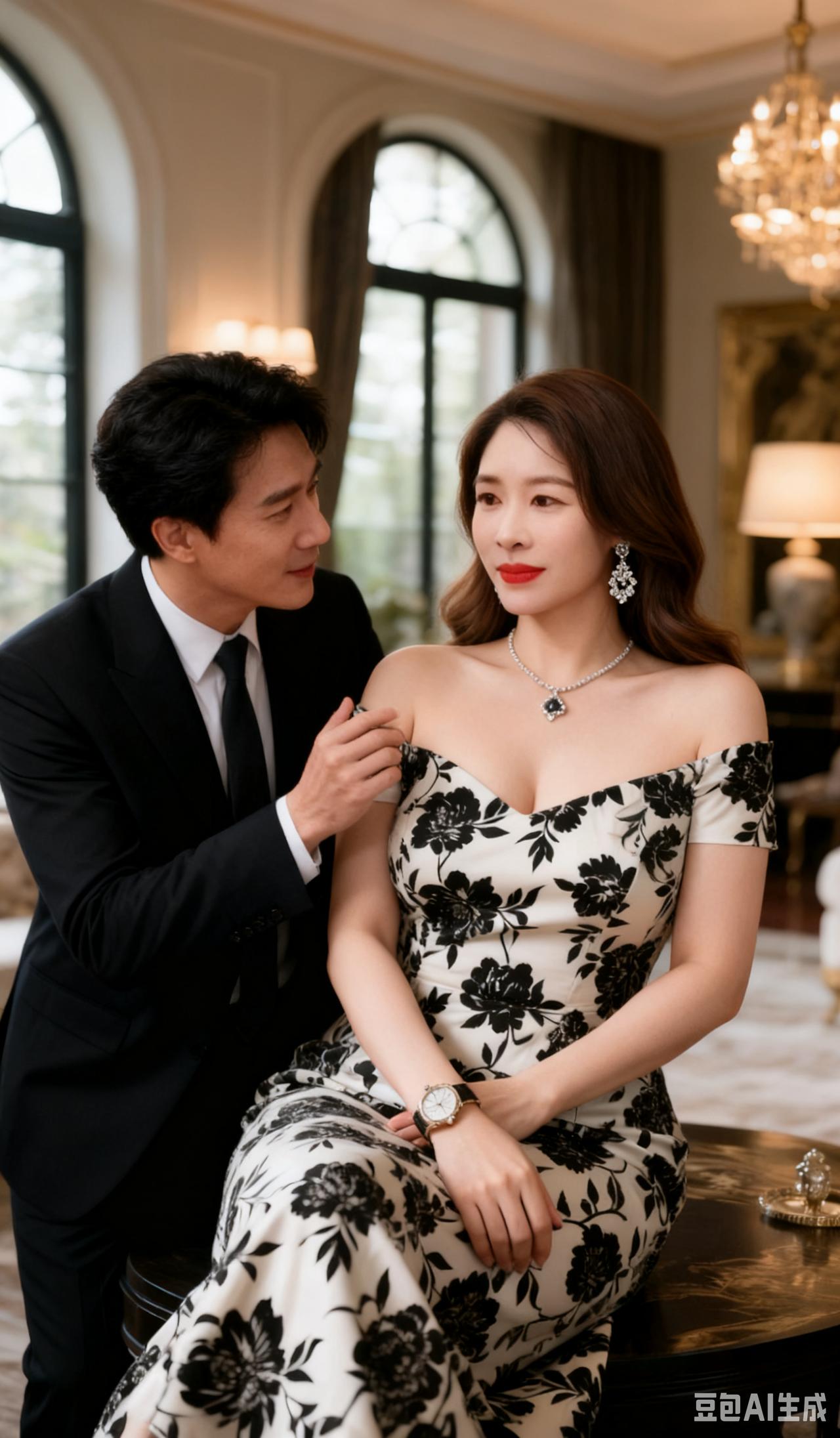 优雅约会，黑白色调下的浪漫瞬间。什么样子的女人才是最美的 黑裙的浪漫瞬间 约会情