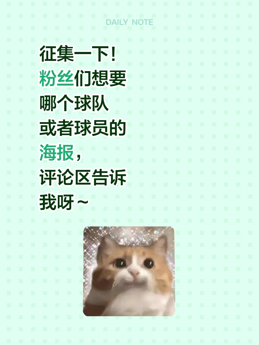 征集一下！评论区告诉我呀～球员海报