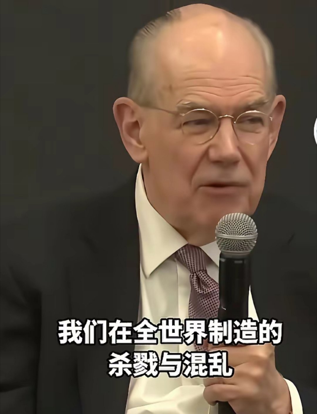 美国著名学者米尔海默斯说了一个数字，触目惊心！他说，《柳叶刀》专门梳理统计一下美