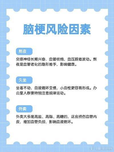 29岁确诊脑梗天塌了29岁确诊脑梗，人生仿佛按下暂停键！熬夜、外卖、久坐成“隐形