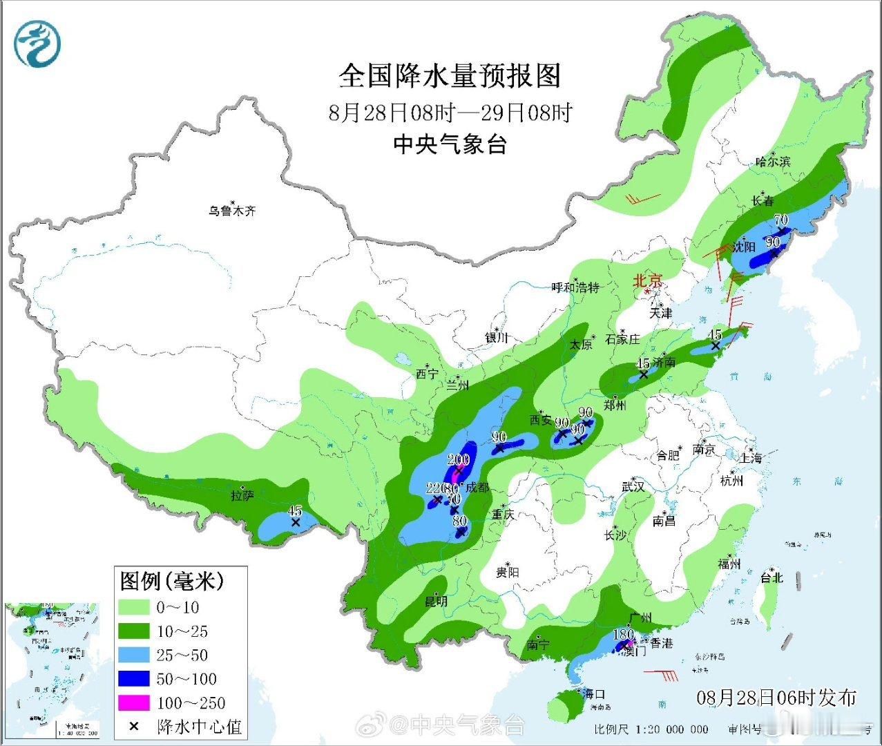 四川广东局地大暴雨昨天在广东参加小鹏P7发布会，马上转场成都车展人走到哪，雨追到