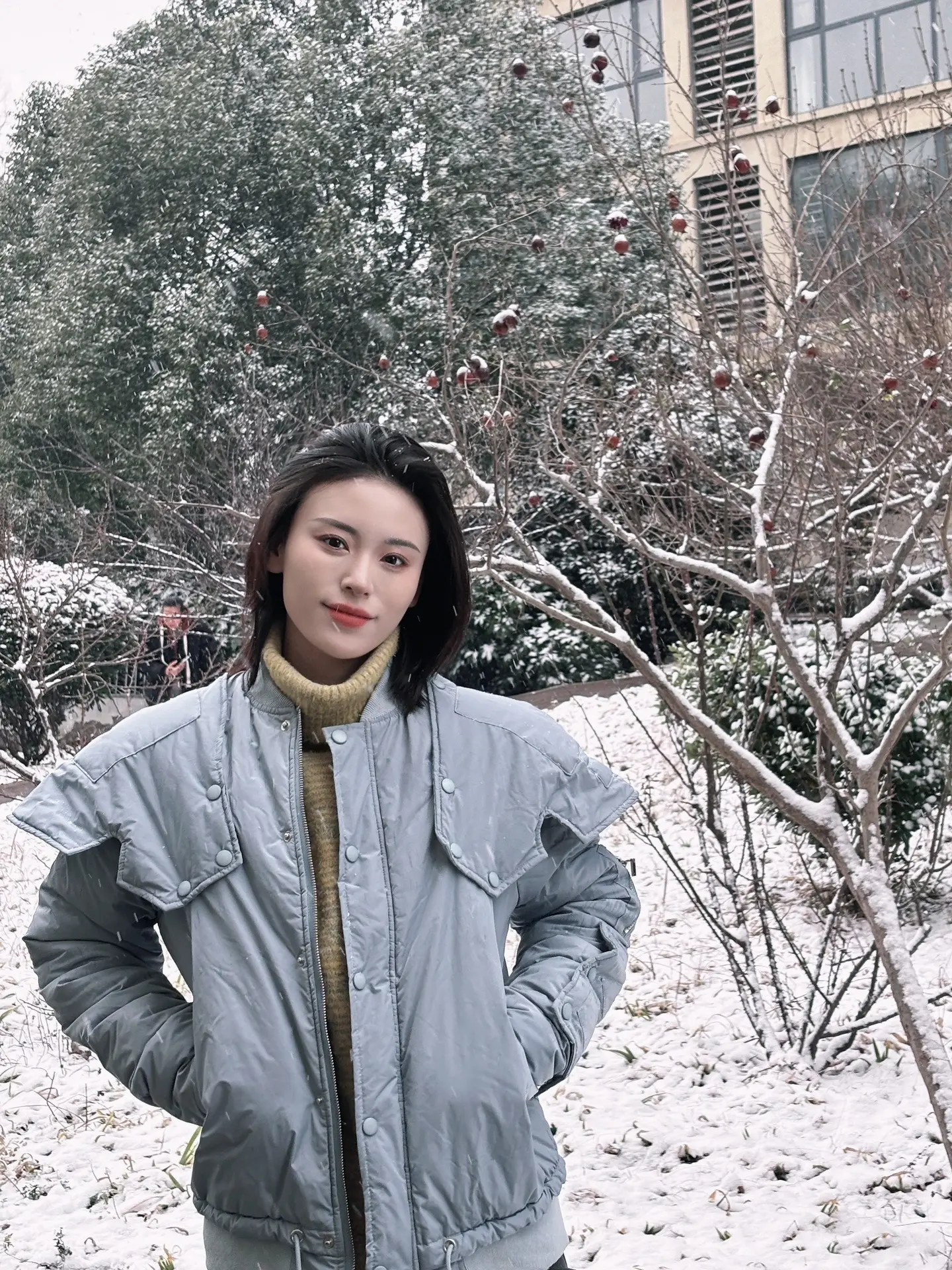 下雪了 这一刻确信是中原大地了