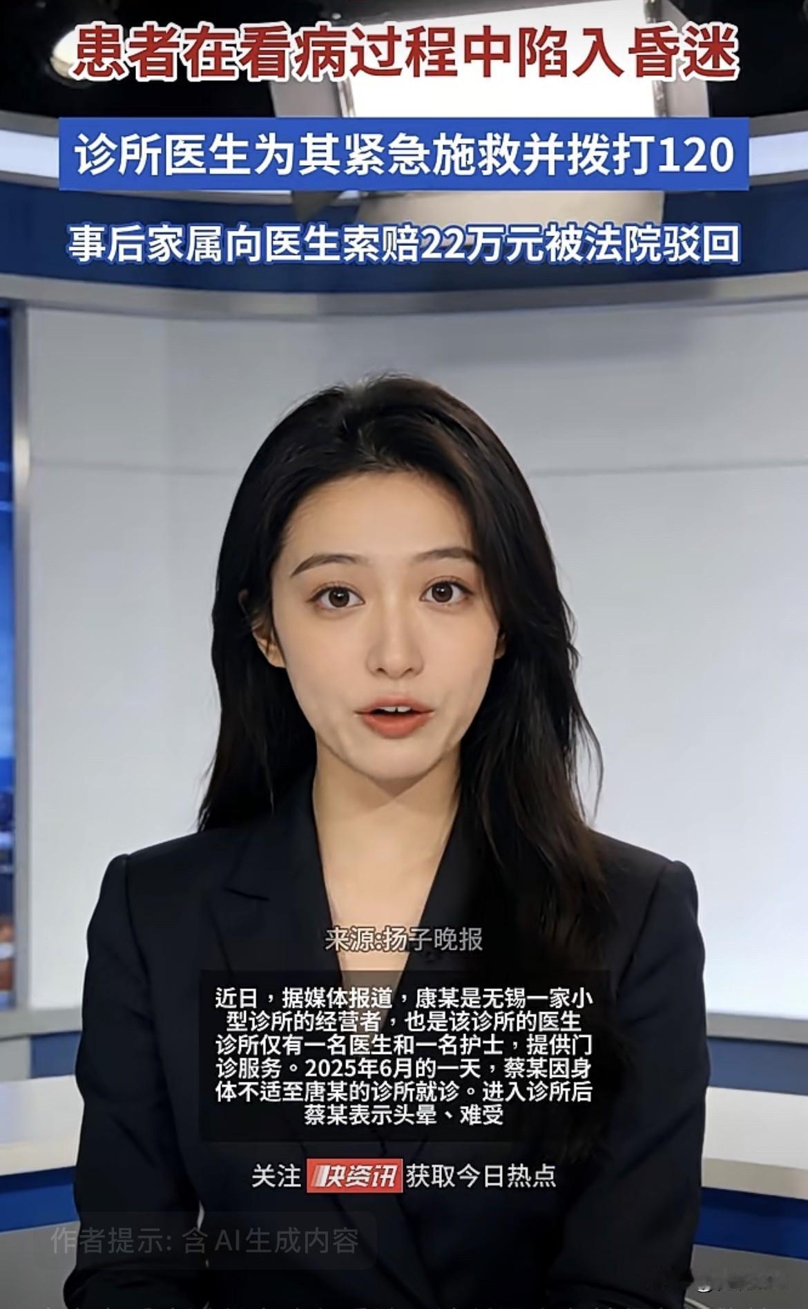江苏无锡，男子头晕到诊所看病，医生见他情况不好赶紧给药，一昏迷立马施救，喂药针灸