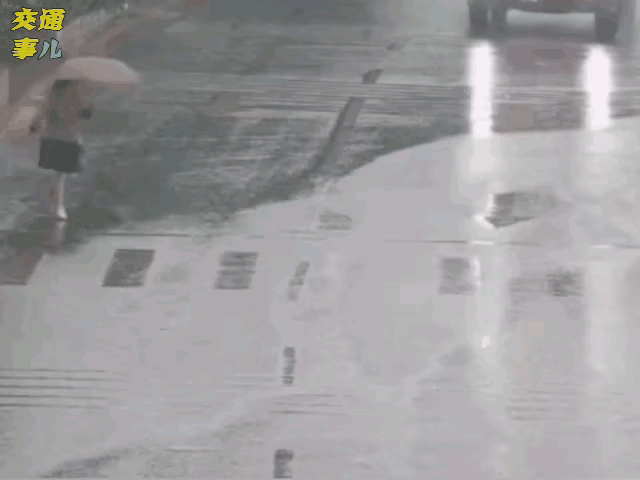 她以为货车会停下来让她，应该是这个意思吧