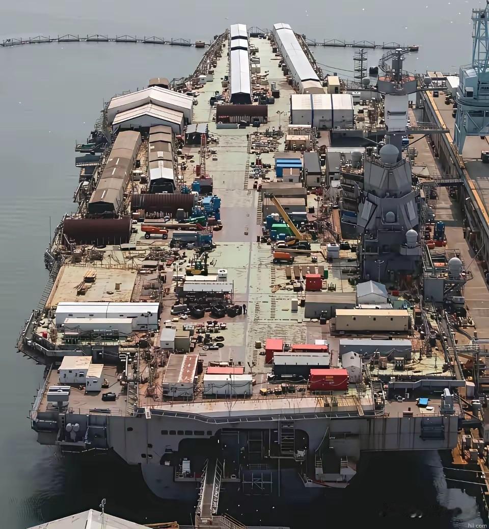 美国福特级的2号舰“肯尼迪”号于2011年开工建造，马上就15个年头了，还处于建