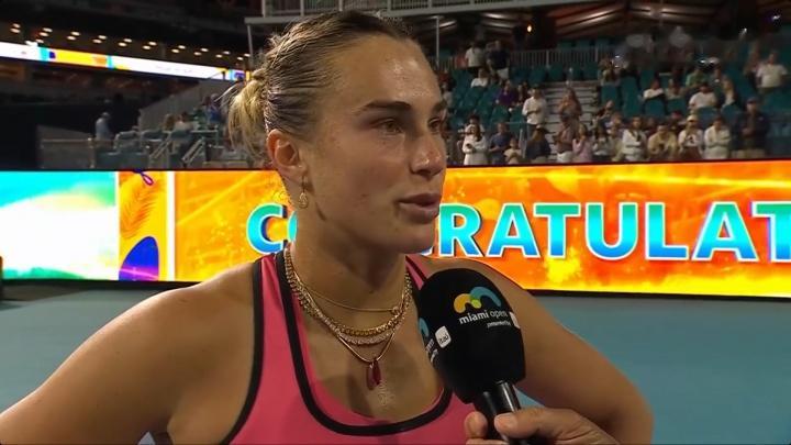 7胜1负！萨巴伦卡：交手记录占优不代表什么，对阵郑钦文总是硬仗