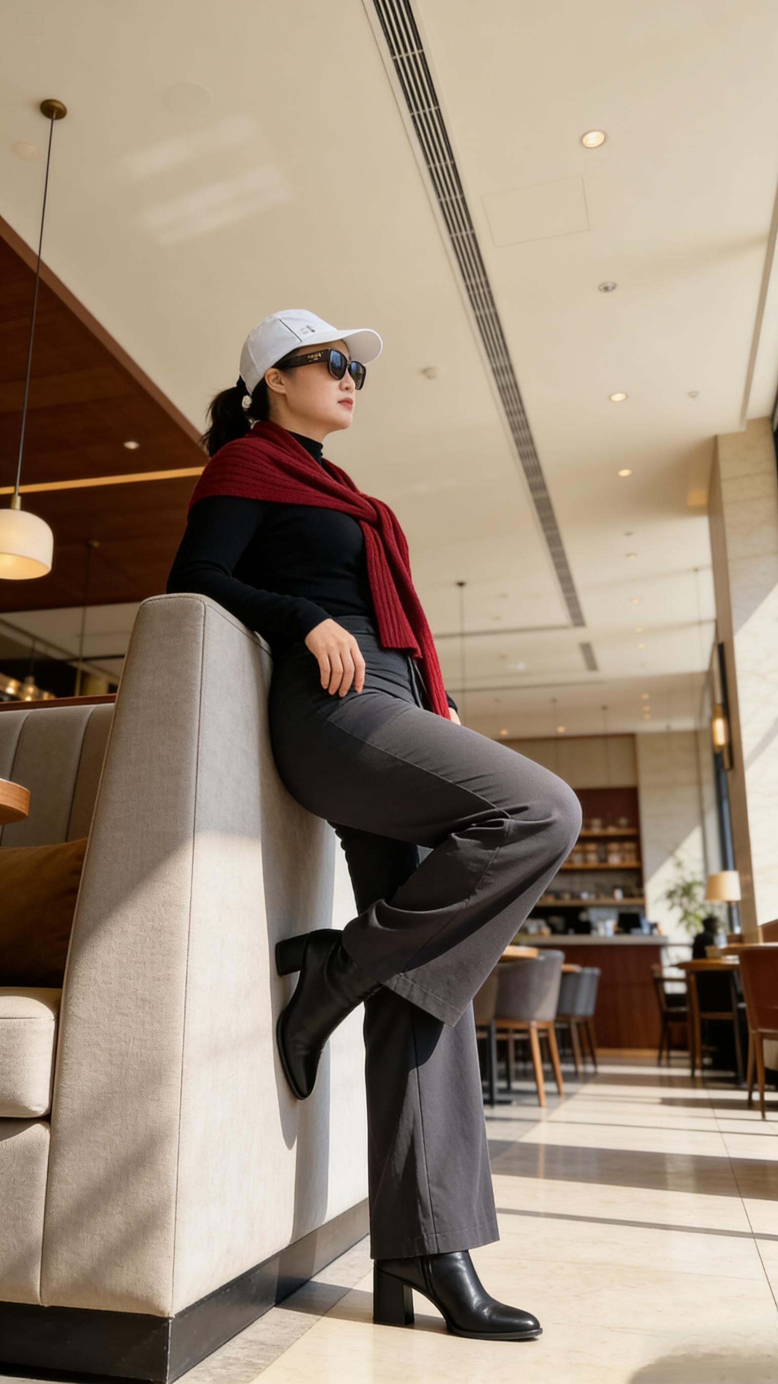 优雅气质 微胖美熟女