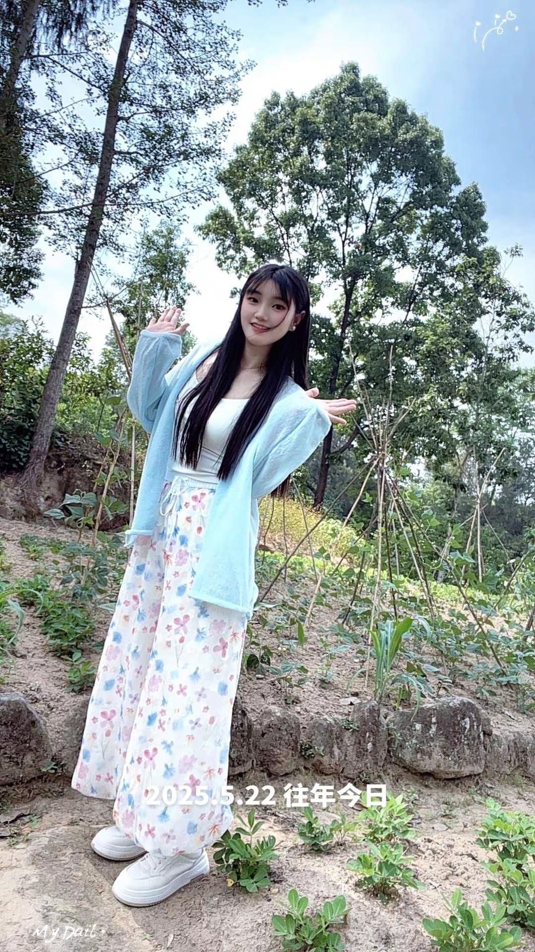 乡间甜美穿搭 田野元气少女 自然温柔风