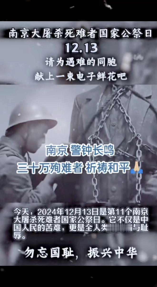 南京，警钟长鸣祈祷和平🙏🏻南京  和平 搜别墅