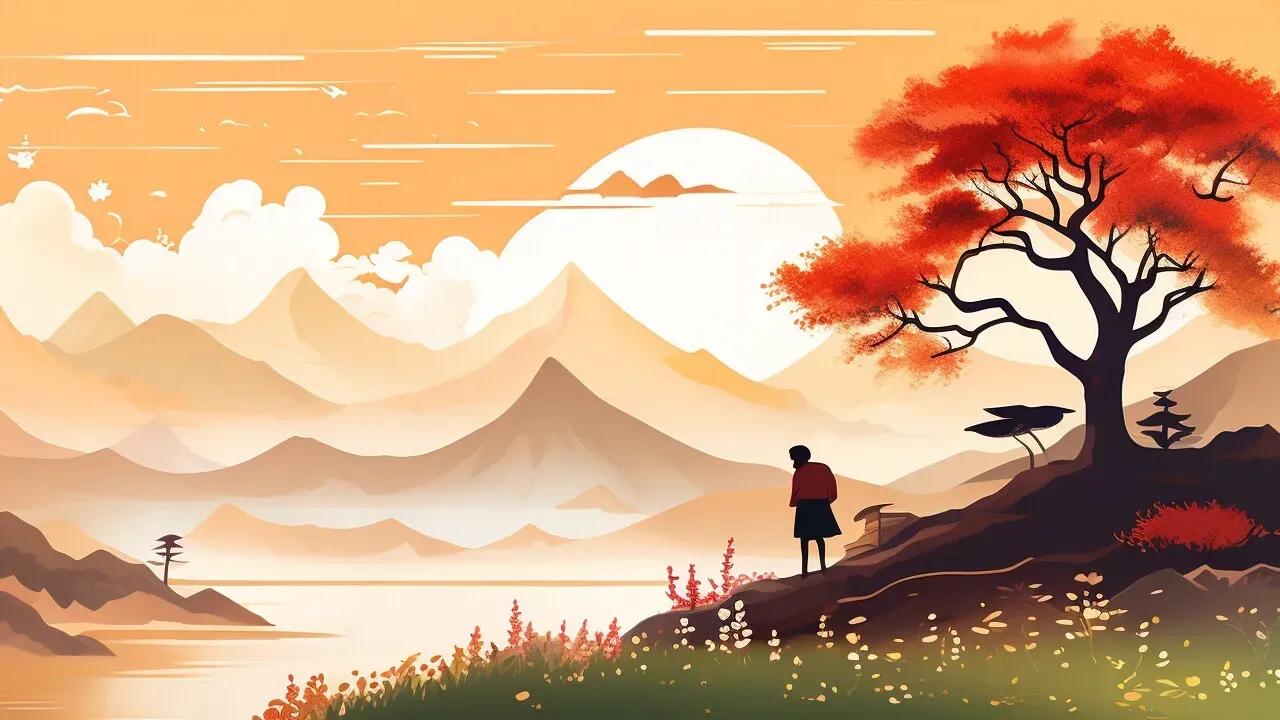 夜月一帘幽梦，春风十里柔情。——秦观《八六子·倚危亭》
【释义】当年在夜月里，我