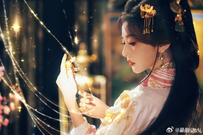 孔雪儿古风神图网剧昭阳公主 从构图到光影再到人物状态，每一处细节都做到极致，这才