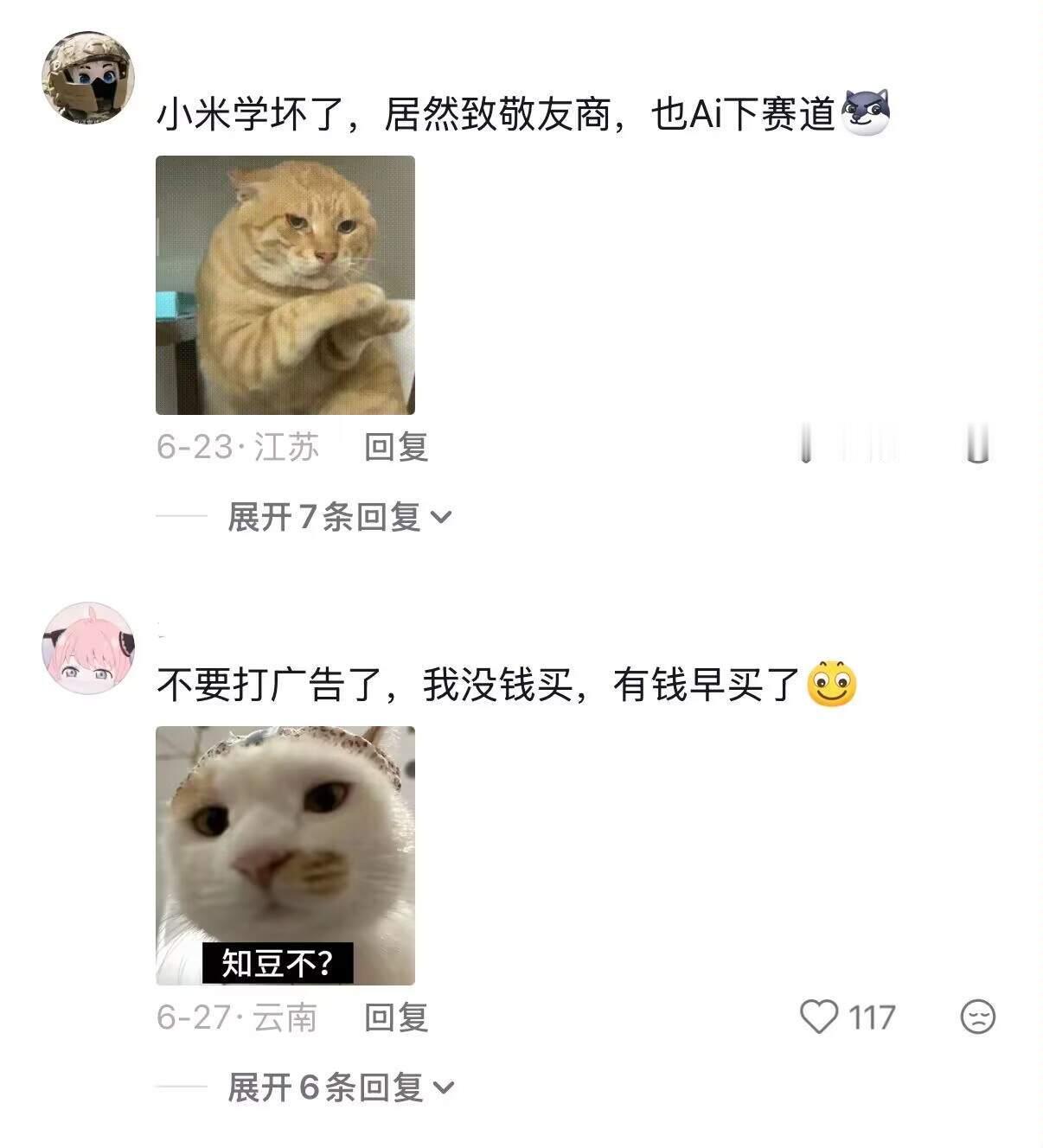 友商：我并不知道小米你怎么了 