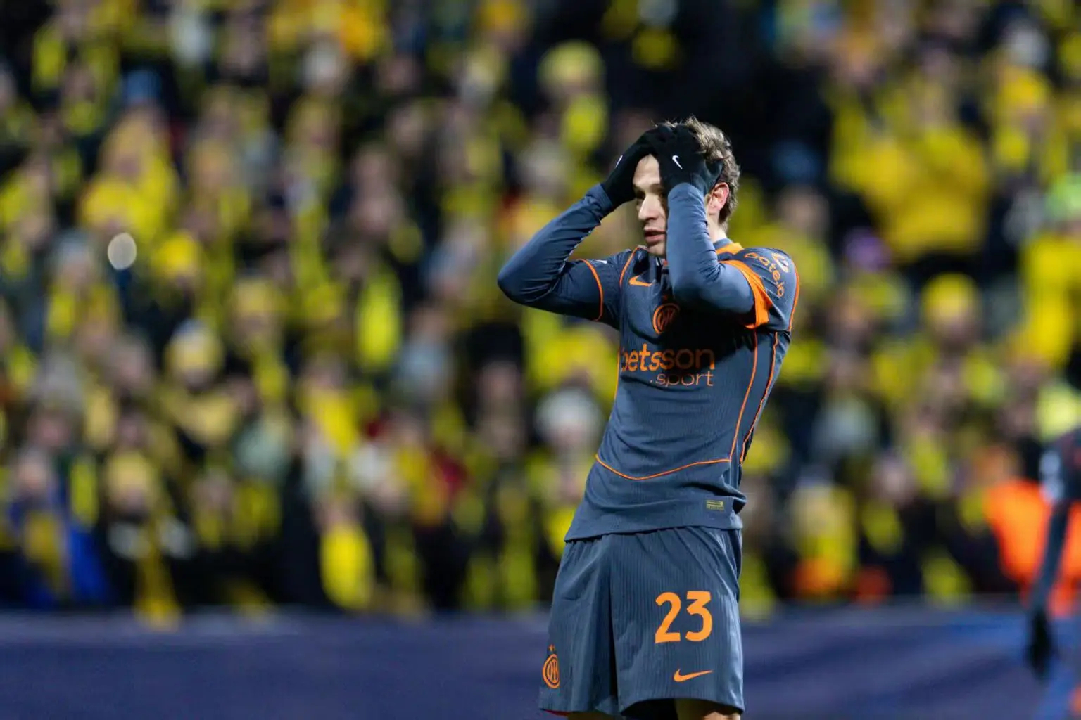 欧冠1/8决赛附加赛首回合，国米1-3不敌博德闪耀。据数据机构Squawka统计