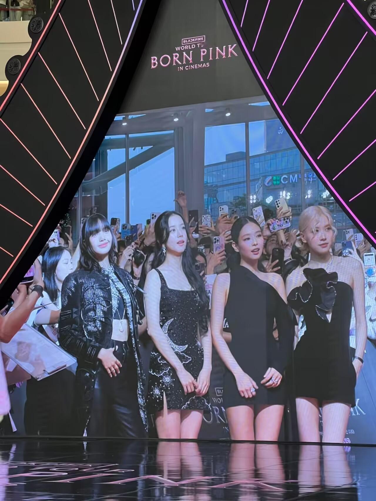 #BLACKPINK电影发布会#BLACKPINK电影发布会现场 四位状态都好好