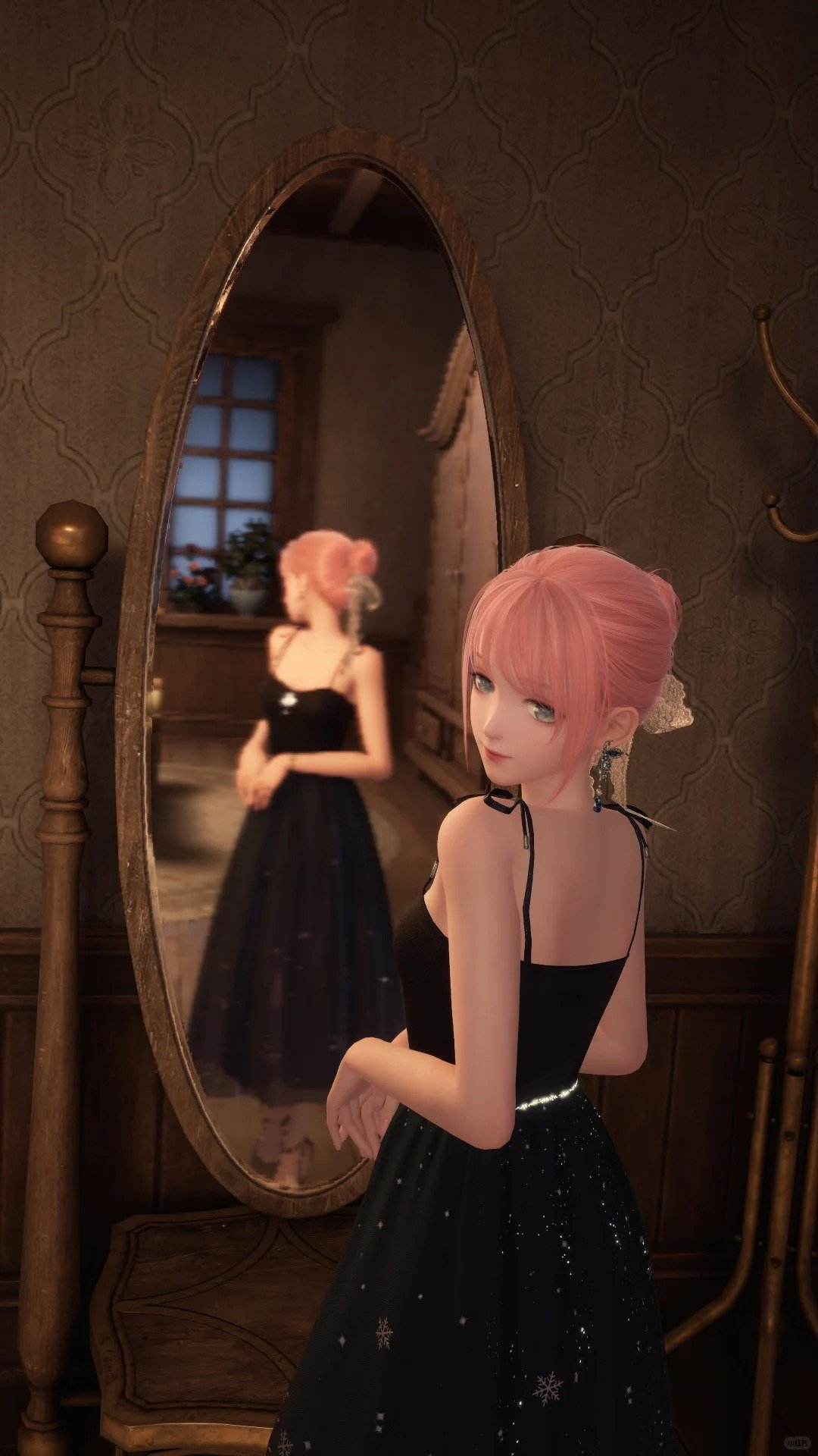 试衣镜打卡点这样拍！真的太美了好像一部旧电影 