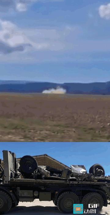 西班牙军方搞演练出事故了！

西班牙运输机在低空投下一辆西班牙URO VAMTA