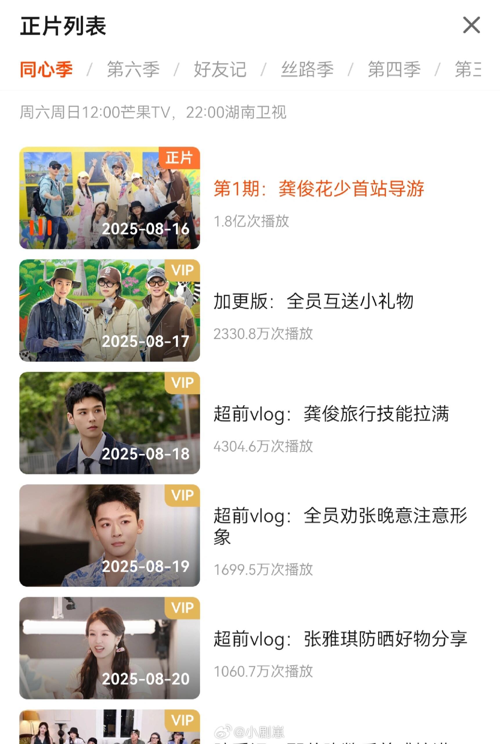 哇塞这播放量延迟看加更，一瞅这播放量，龚俊开箱的播放量都这么高啦，看来观众们都对