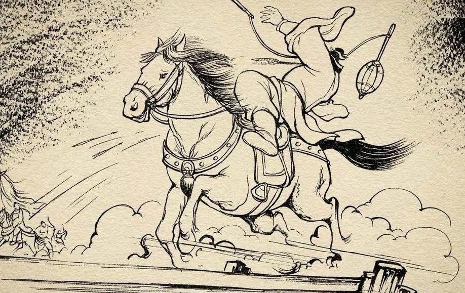 有一位猛将被乱箭攒身了，此人手中一对链子紫金锤，拉塌百梁楼锤震乱石山...