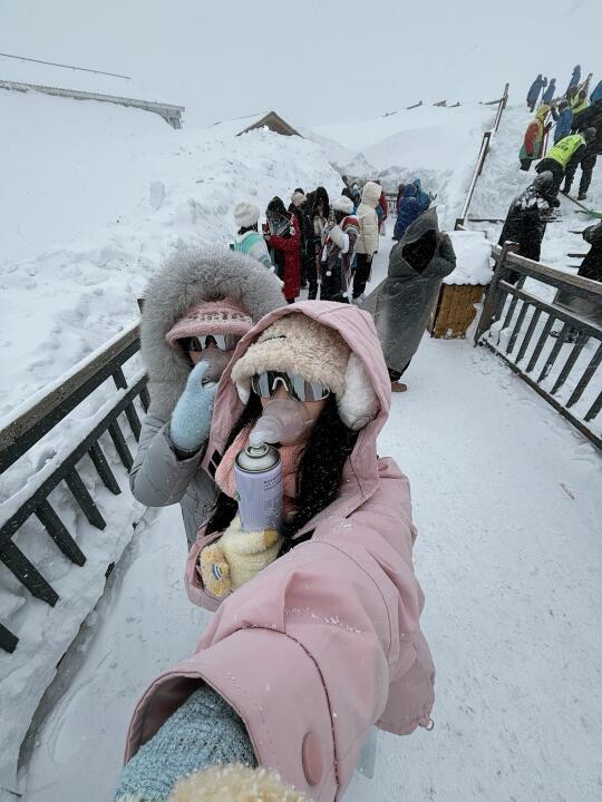 3.16📍玉龙雪山下雪实况，美疯了🤩要来的