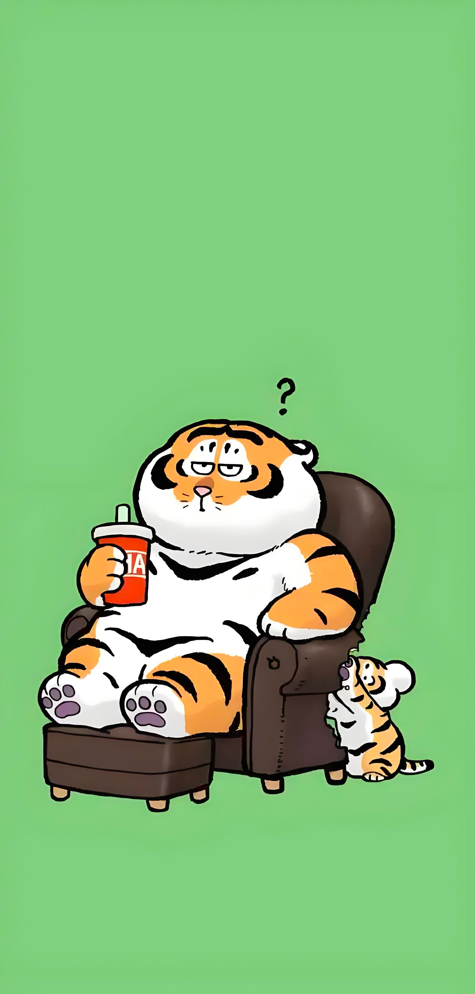 动漫春日企画壁纸一人安利一部国漫 我不是胖虎壁纸，每次看到呆萌的胖虎心情就会巨好