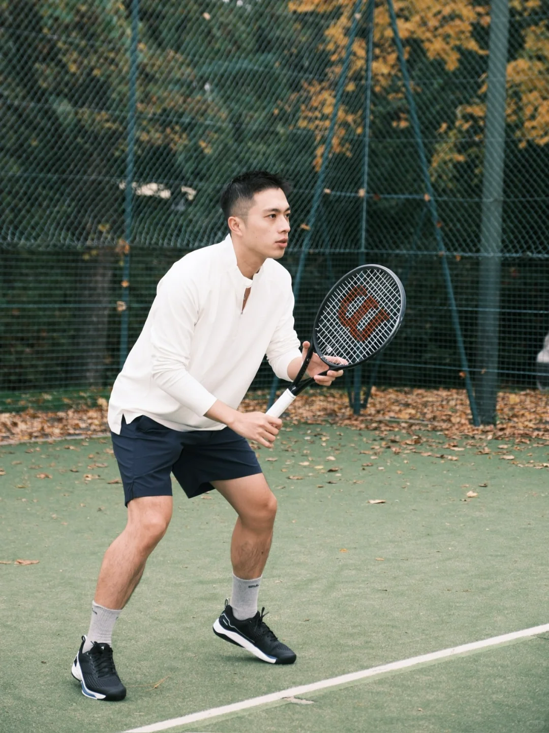 其实人生就像等待网球飞过来时那样