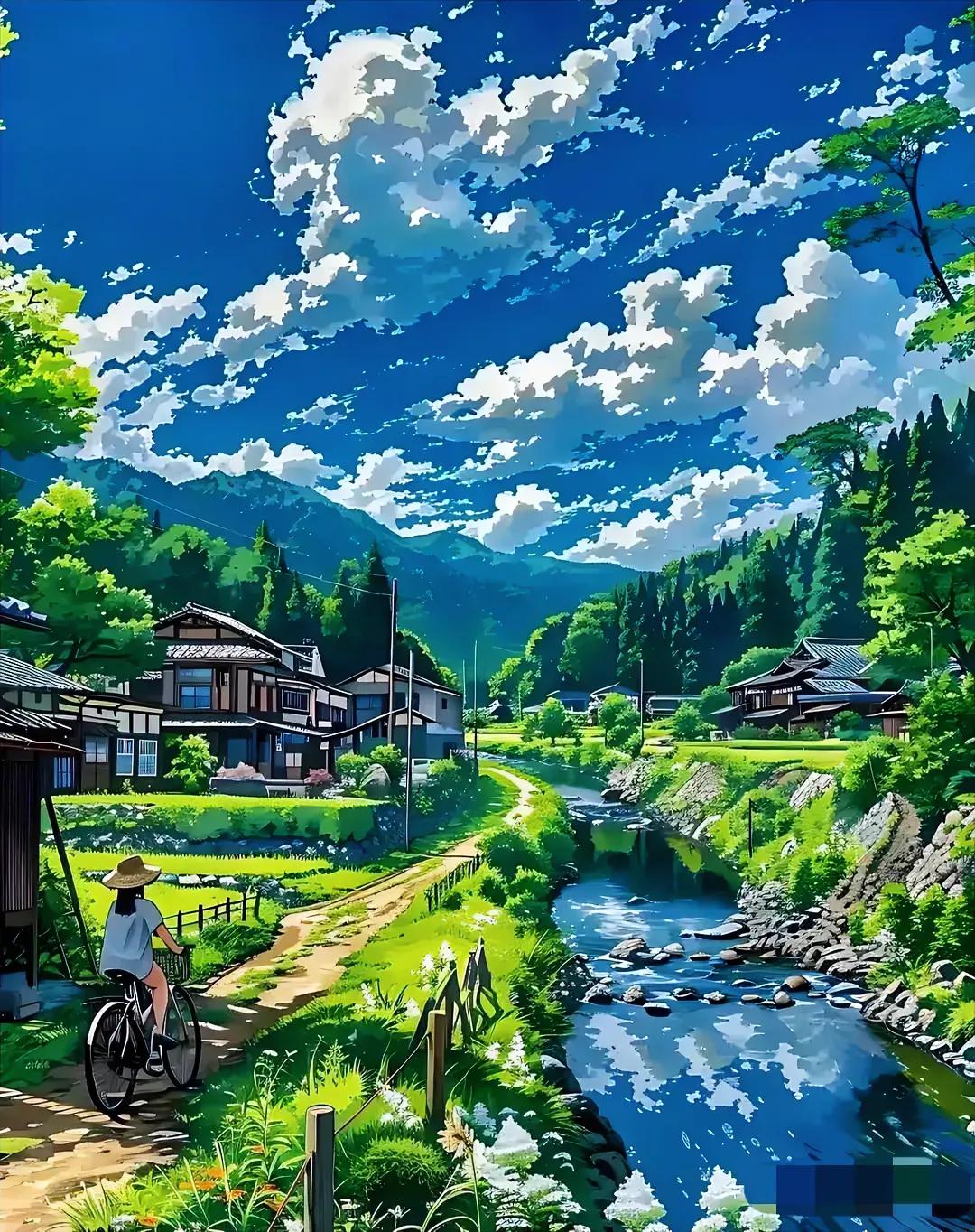 宫崎骏的漫画世界，清新，自然，干净。