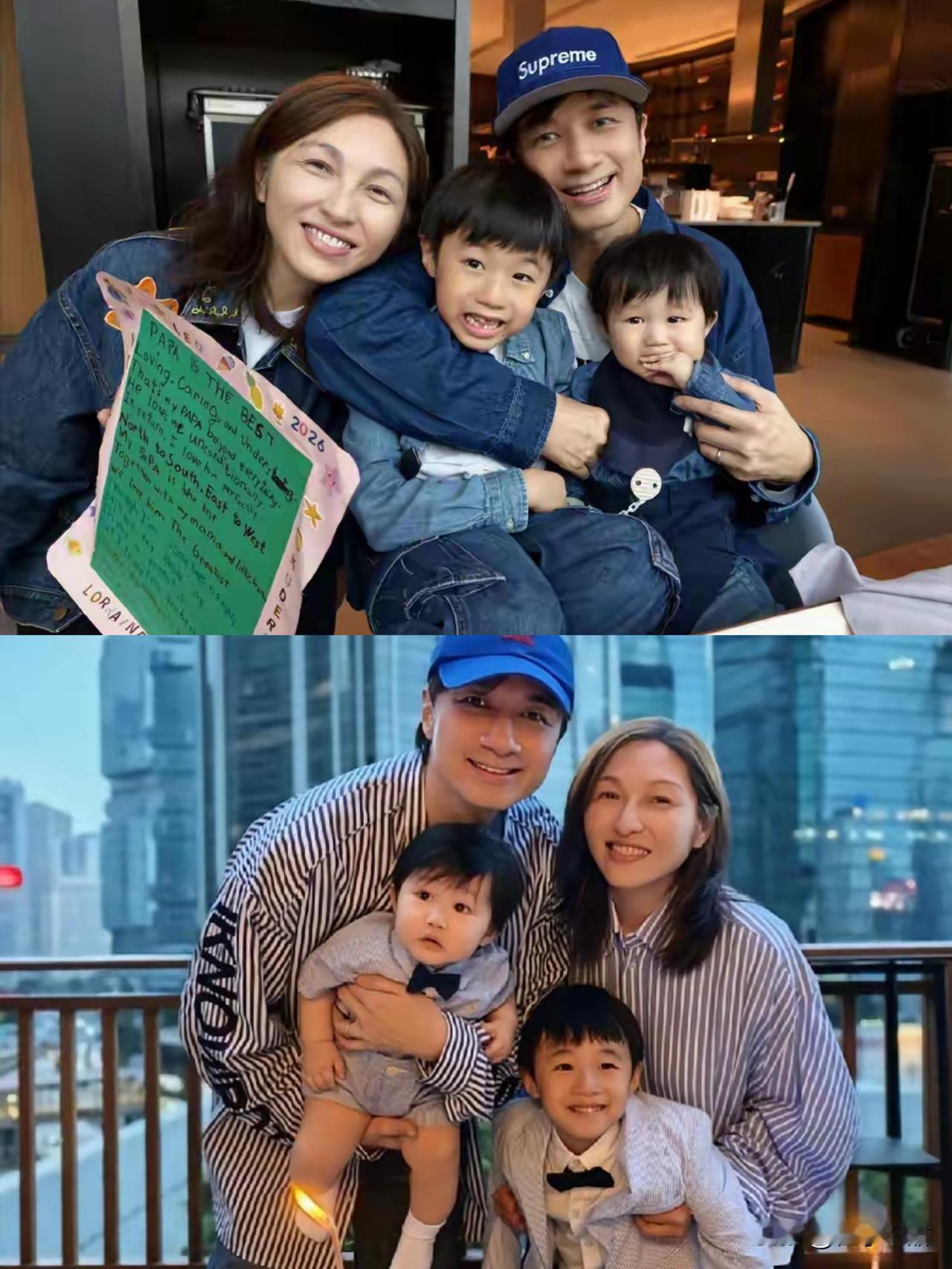这新闻看完，得说两句。
57岁，生了二胎。
古巨基的太太陈韵晴，52岁生了第一胎