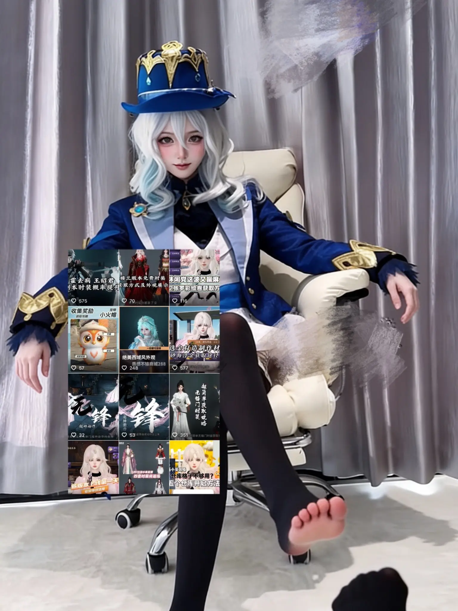 我同时上传了两张照片。 芙宁娜