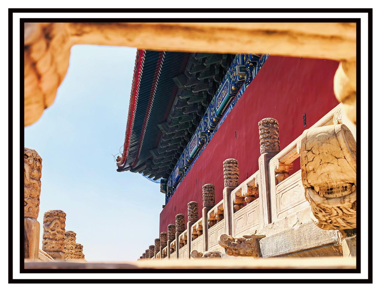 分享一张你去过的寺庙4月北京的太庙