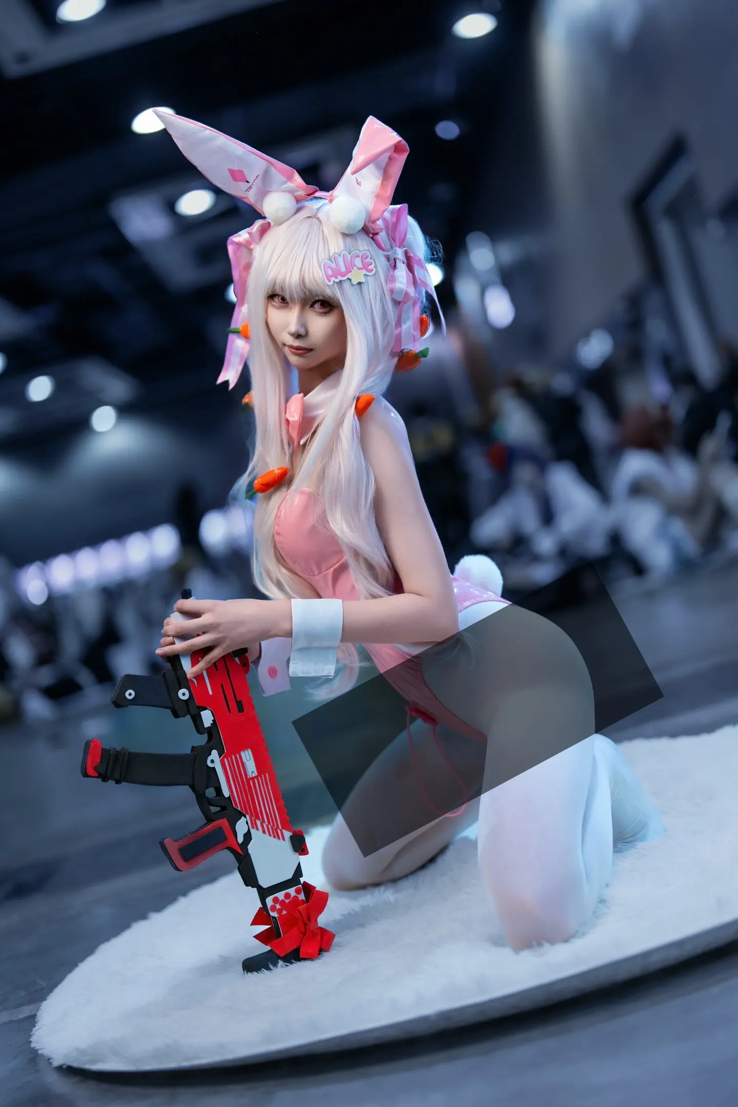 指挥官会喜欢粉色的小兔子吗？🐰。📷