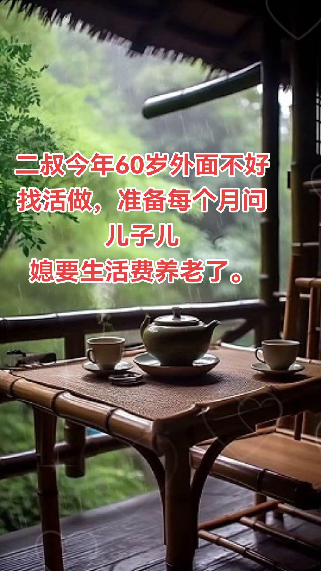 今年我虚岁60了，儿子结婚快10年了，前几年我身体还行，打点零工，种着...