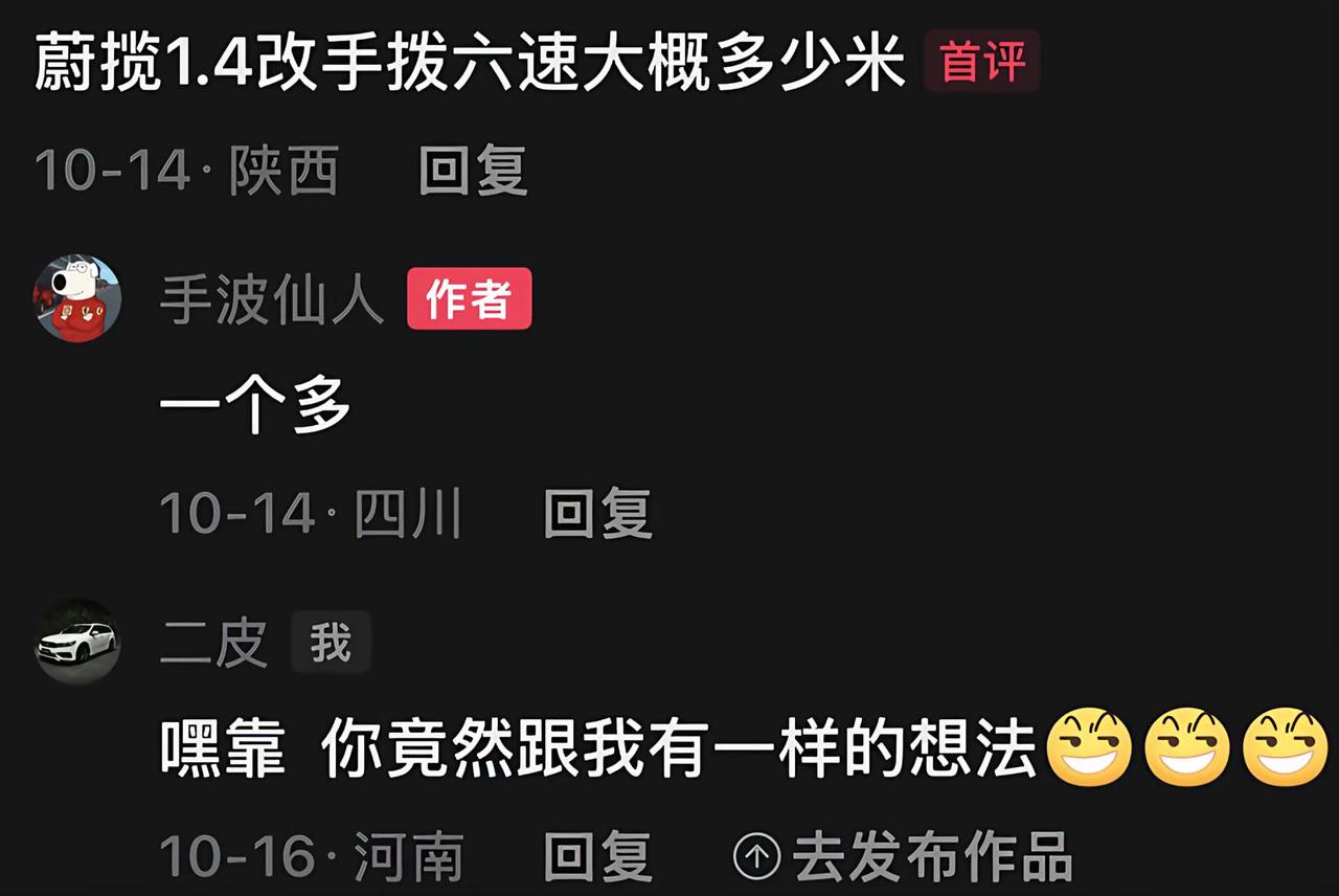蔚揽。改手动这个想法   真是不错有车友改过的可以先欣赏欣赏