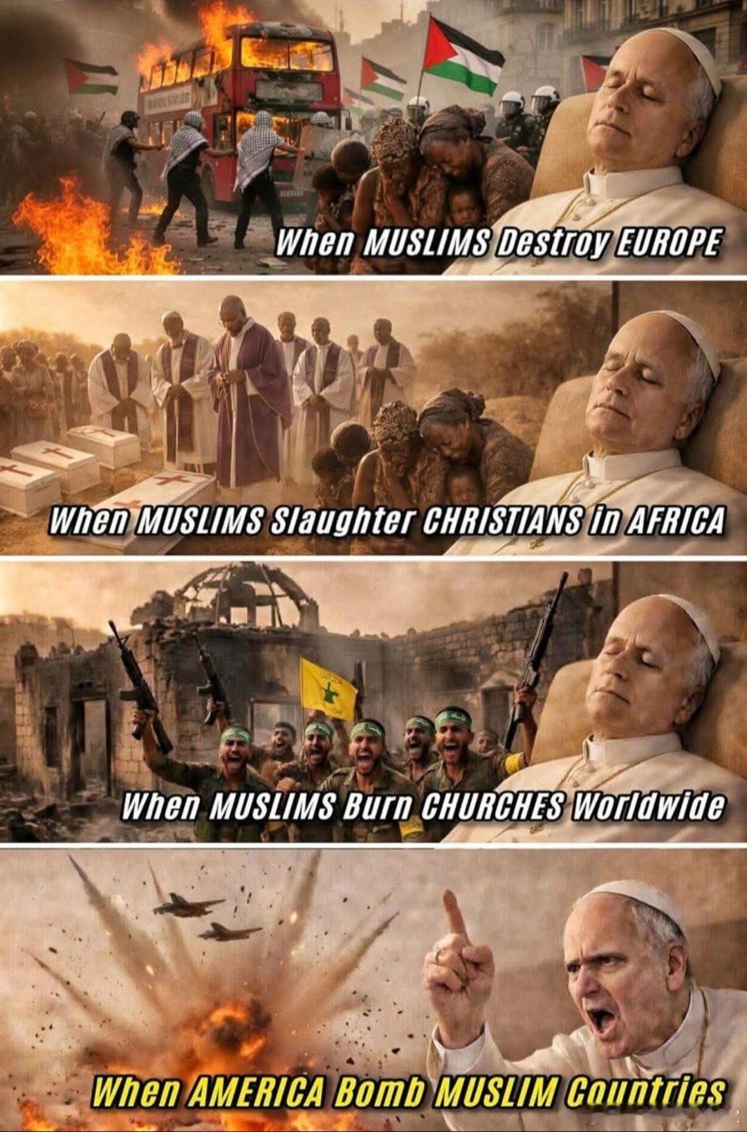 教皇X账号下老乡的评论。 