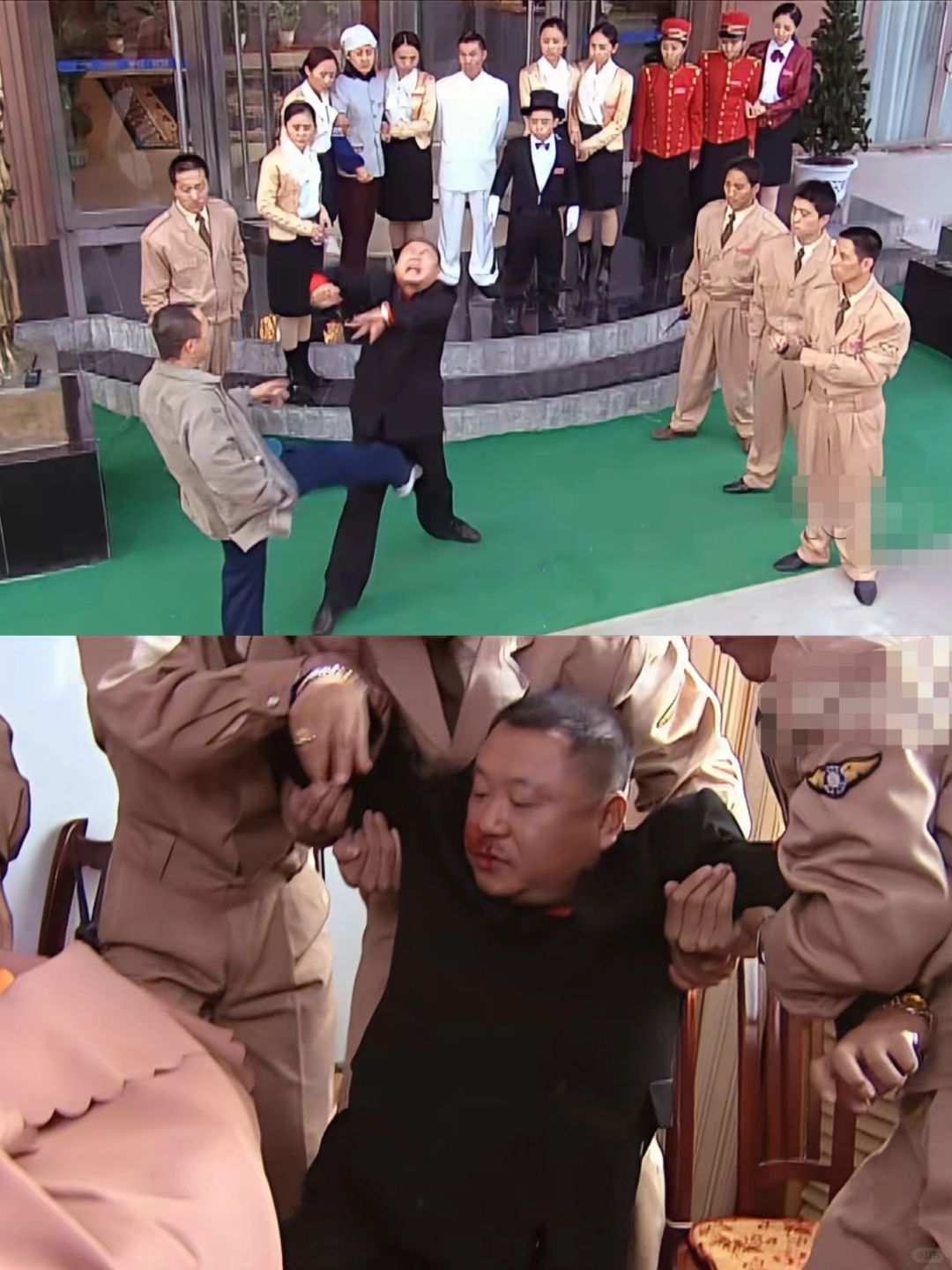 敢惹我彪哥❗️哈哈 你算是踢到棉花上了呢