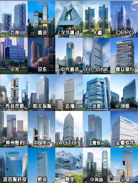 深圳上市公司的密度 总算见识到南山有多夸张，根本不用刻意找大厂，走两步就是行业巨