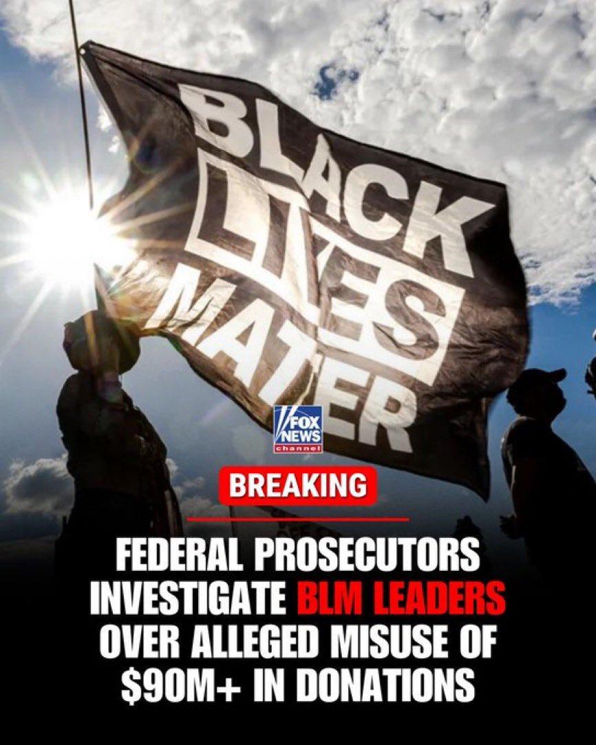 突发新闻：特朗普司法部对“黑人的命也是命”运动展开刑事调查。