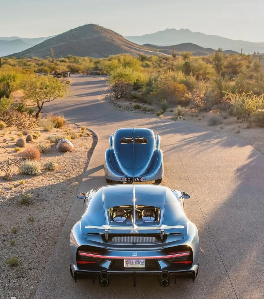 Bugatti Type 57SC & Chiron Super Sport