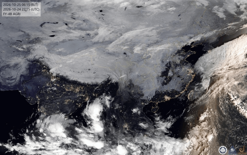 【降水】昨天到今晨，台湾浙江上海一带因为台风蔷琵+冷空气影响，继续出现较强降雨。