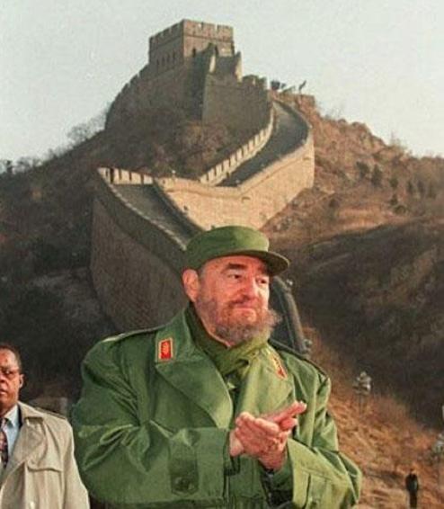 1994年，卡斯特罗来中国大使馆吃饭，在菜园里发现了一个绿色的水果，觉得很奇怪，